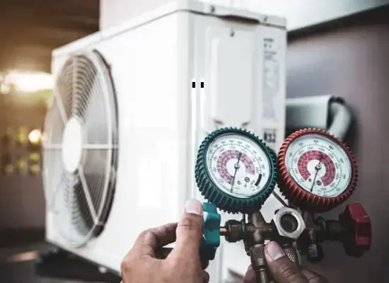 Profesyonel klima gaz dolum işlemi